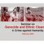 Seminar on Genocide and Ethnic cleansing: A Crime against Humanity