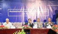 Chairman MUSLIM Institute Sahibzada Sultan Ahmad Ali delivering the opening remarks 