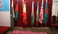 Flags of the countries (Pakistan, Afghanistan, Spain, Azerbaijan, Iran, USA and Bangladesh)