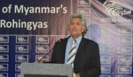 Mr. Amjad Majeed Abbasi, Former Ambassador of Pakistan to Myanmar giving presentation
