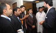 Sahibzada Sultan Ahmad Ali Chairman MUSLIM Institute Interacting With Honourable Guests