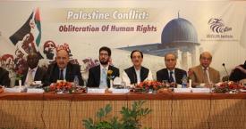 FIRST SESSION - Photos of Seminar on Palestine Conflict: Obliteration of Human Rights